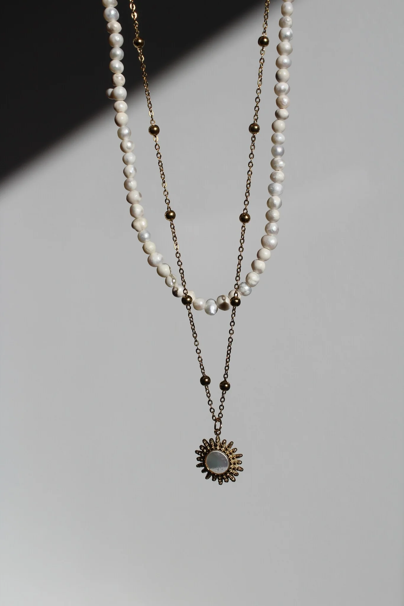 100% Real Fresh Water Pearl - Ketting - Stainless Steel - Image 3