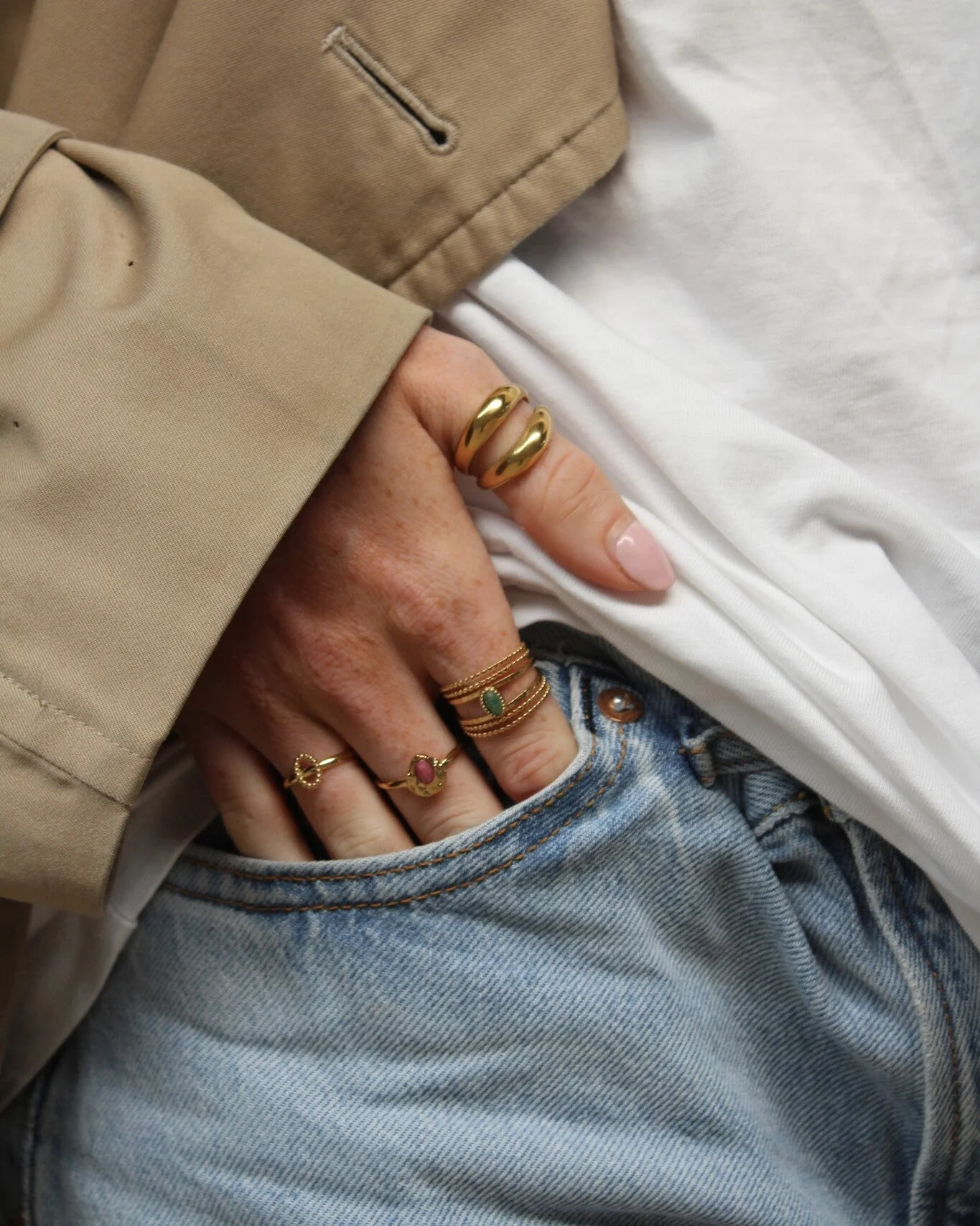 Alita - Ring - Stainless Steel - Verstelbaar - Image 3