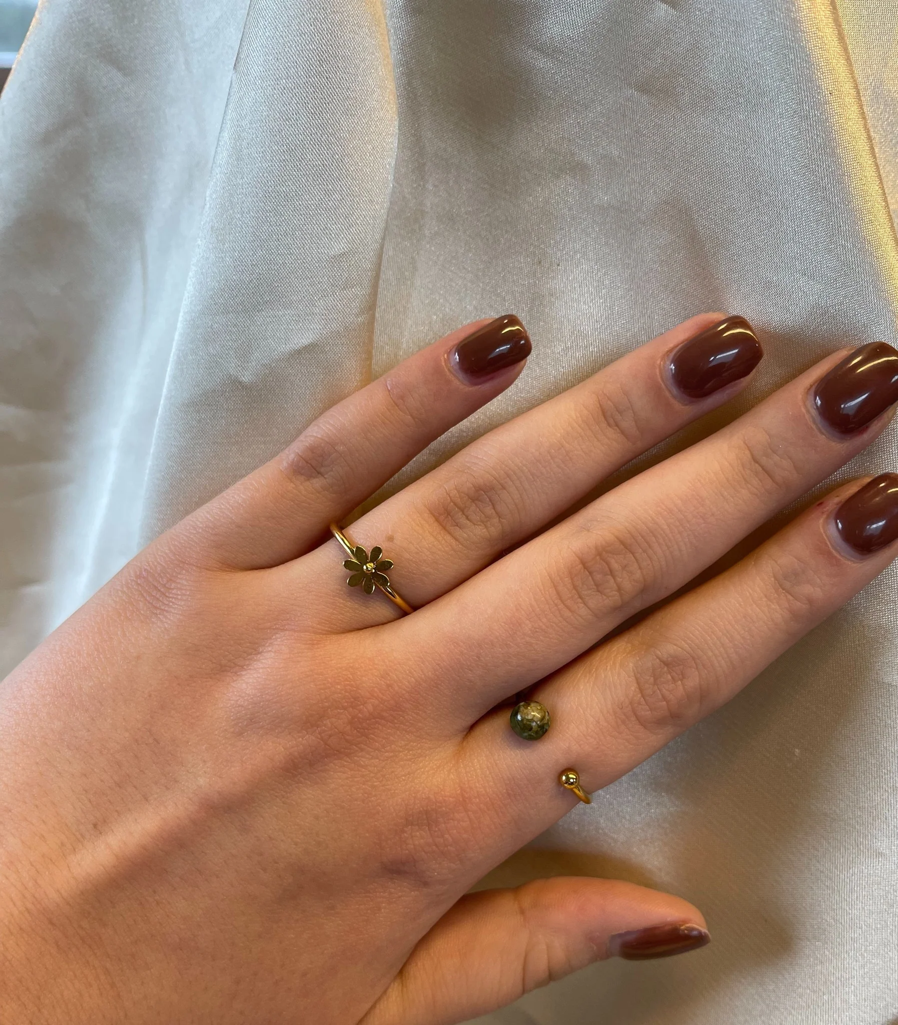 Bloom Flower - Ring - Stainless Steel - Verstelbaar - Image 4