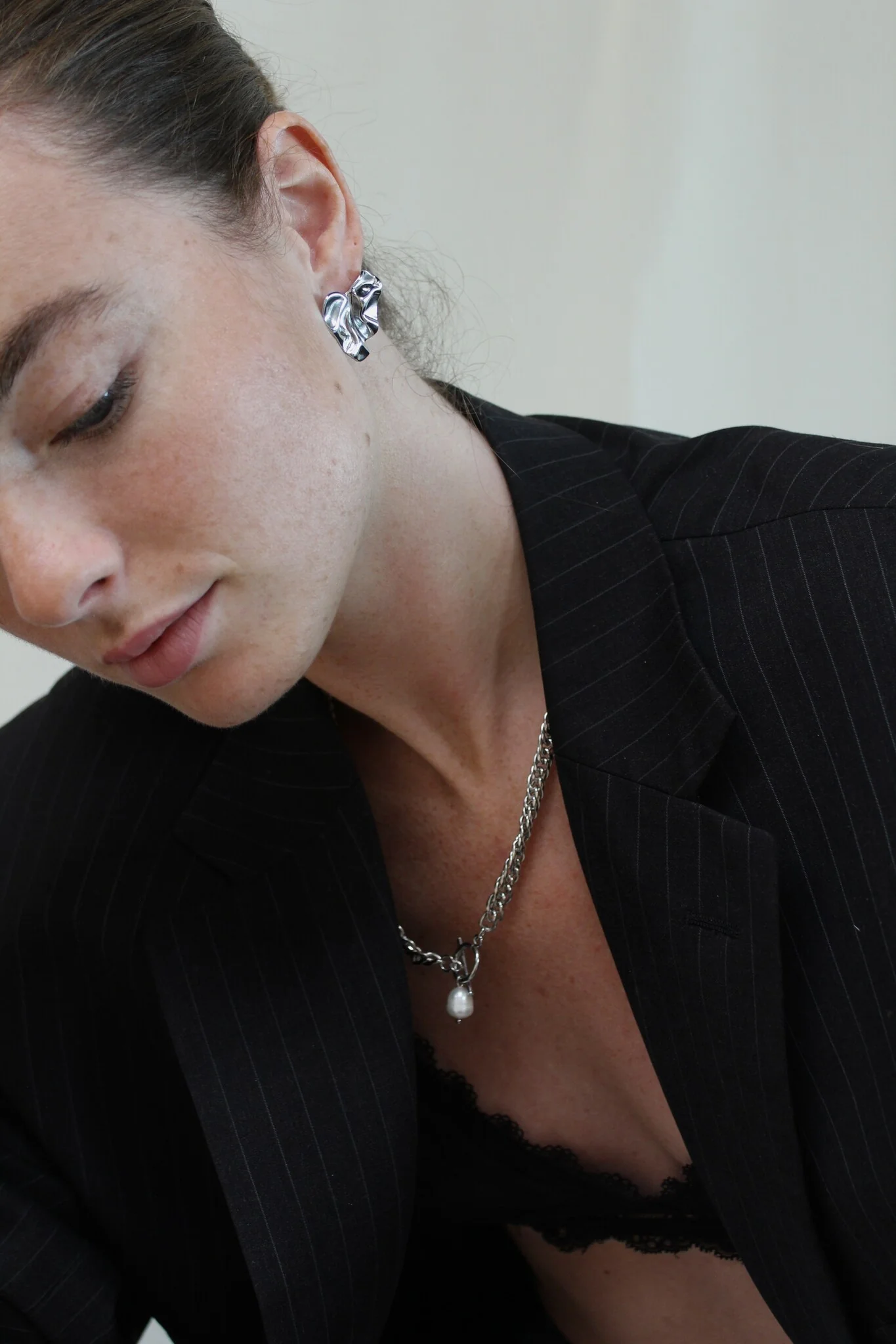 Chunky Pearl - Ketting - Stainless Steel - Image 6