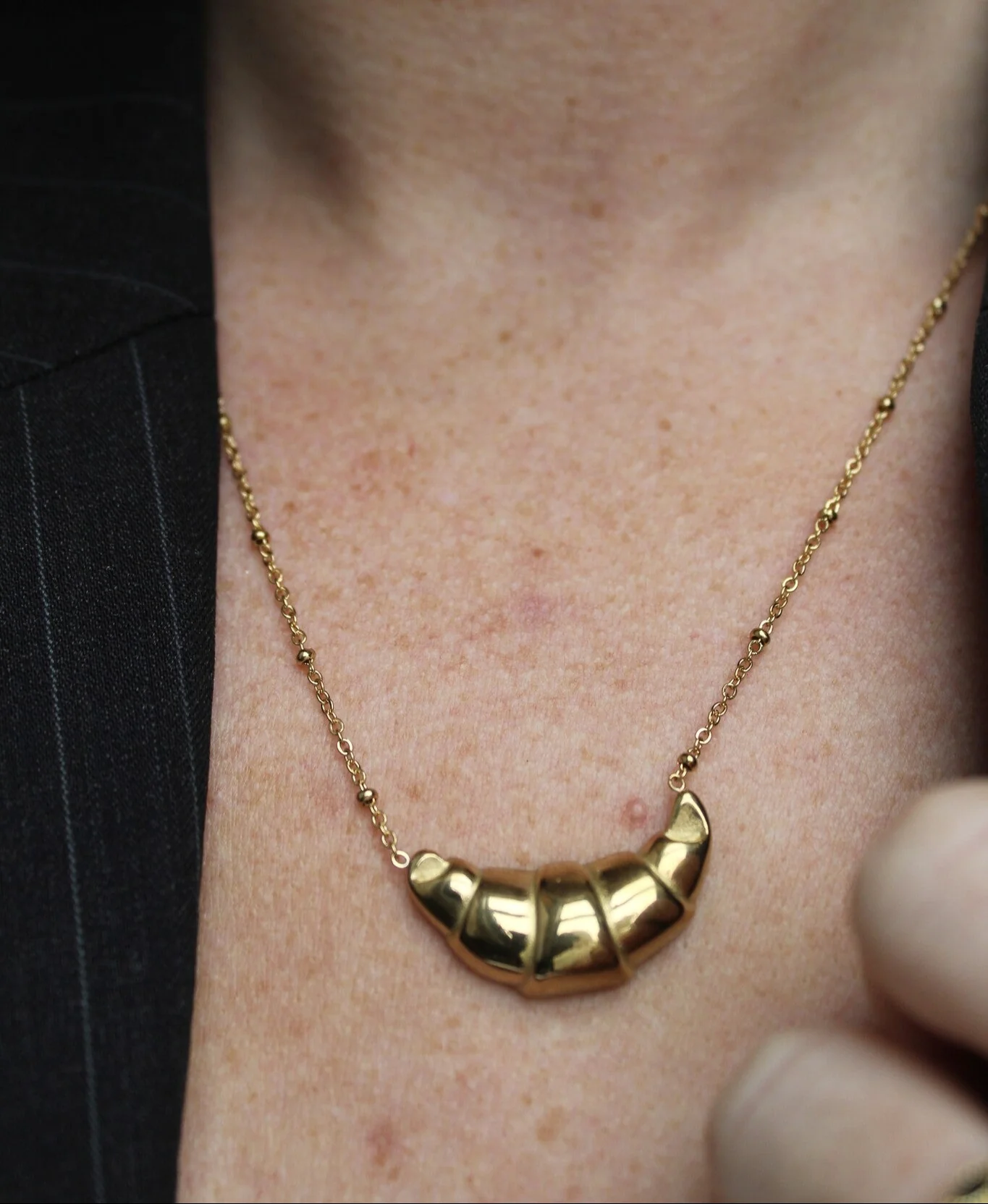 Croissant - Ketting - Stainless Steel - Image 6