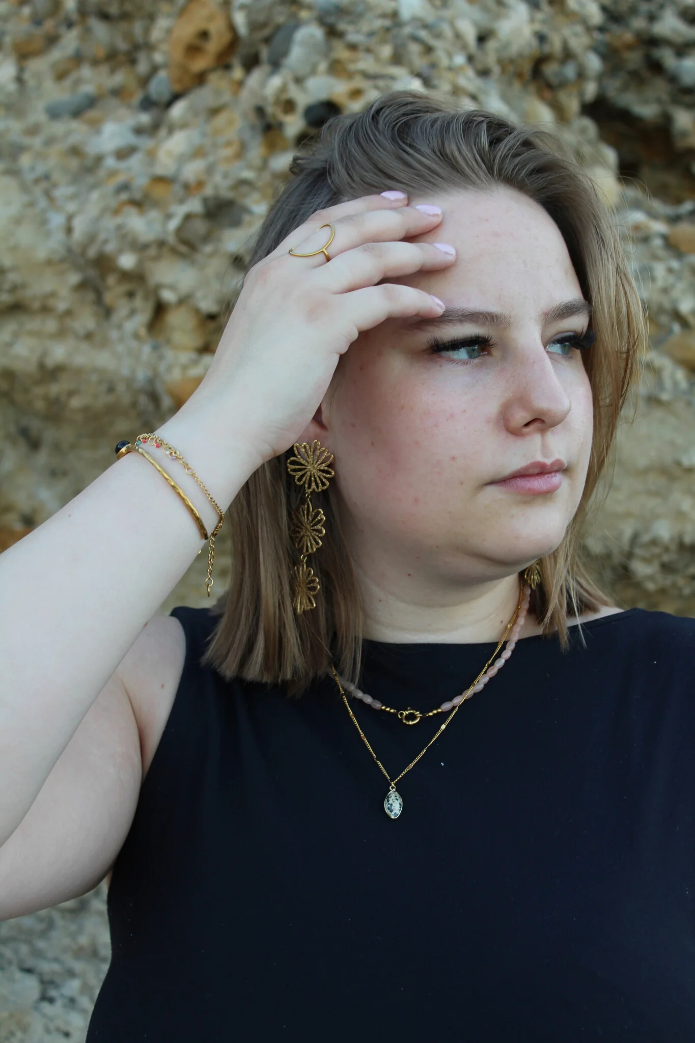 Dani - Ketting - Natuursteen- Stainless Steel - Image 10