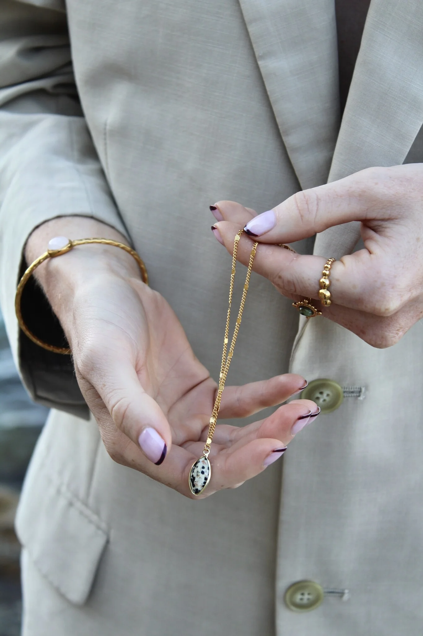 Dani - Ketting - Natuursteen- Stainless Steel - Image 14