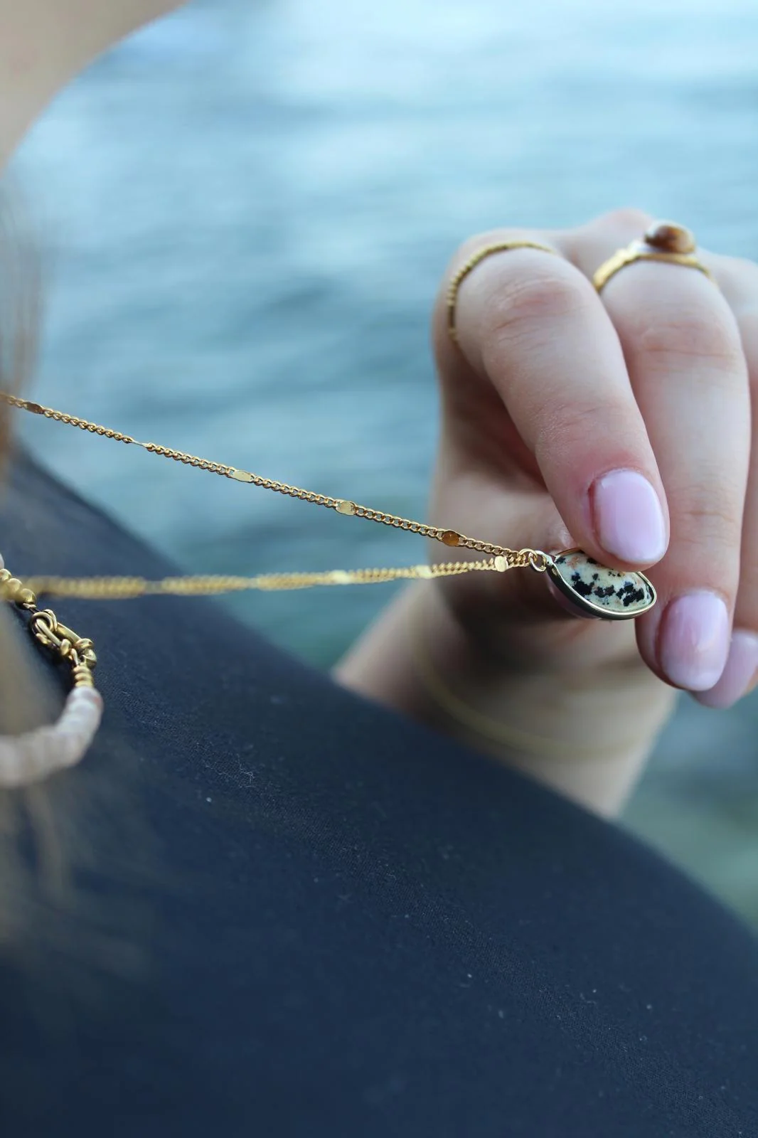 Dani - Ketting - Natuursteen- Stainless Steel - Image 9