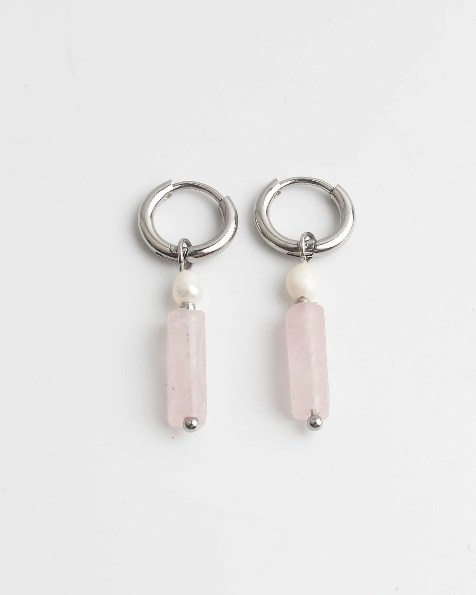 Dora & Pearl - Oorbellen - Natuursteen - Stainless Steel - Image 7