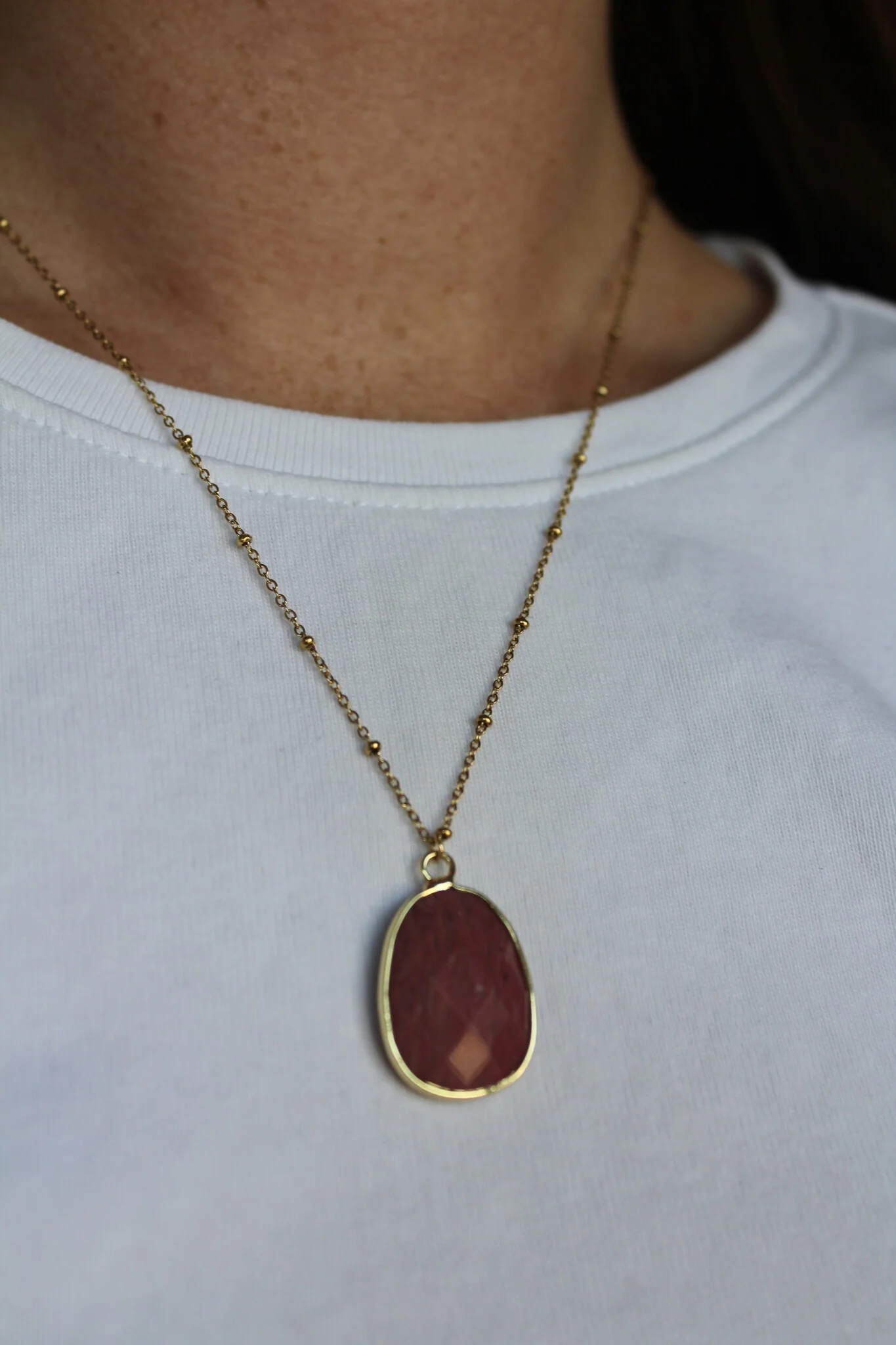 Edita - Ketting - Natuursteen - Stainless Steel - Image 6