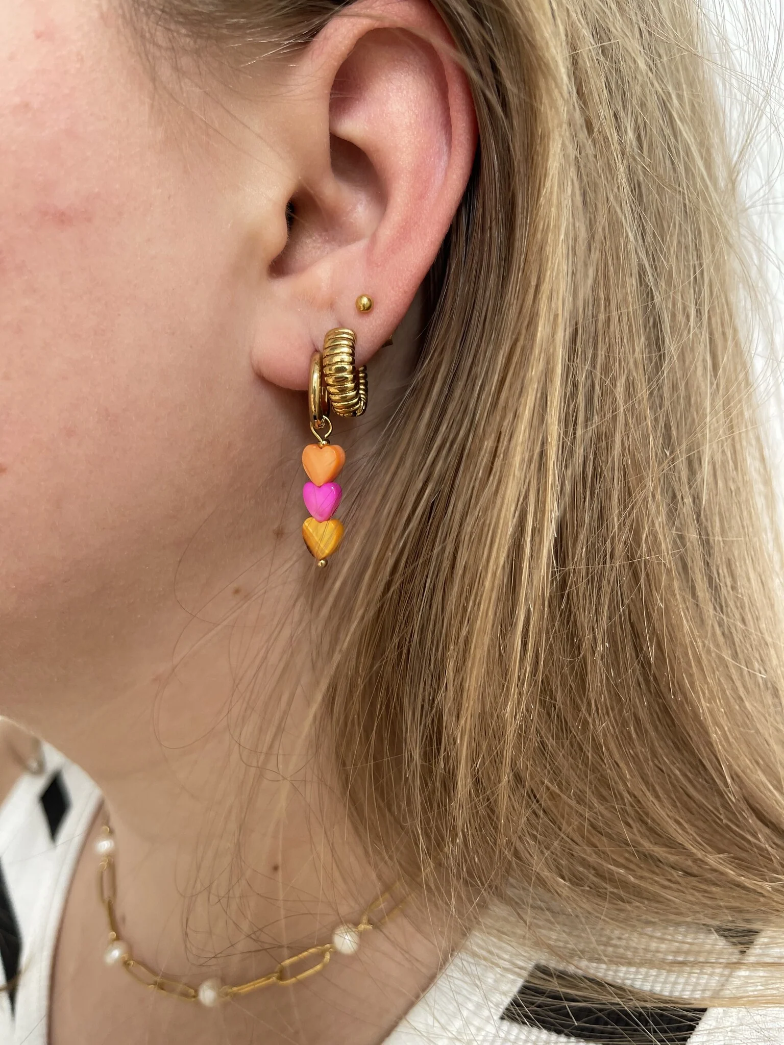 Heart To Heart - Oorbellen - Stainless Steel - Image 19