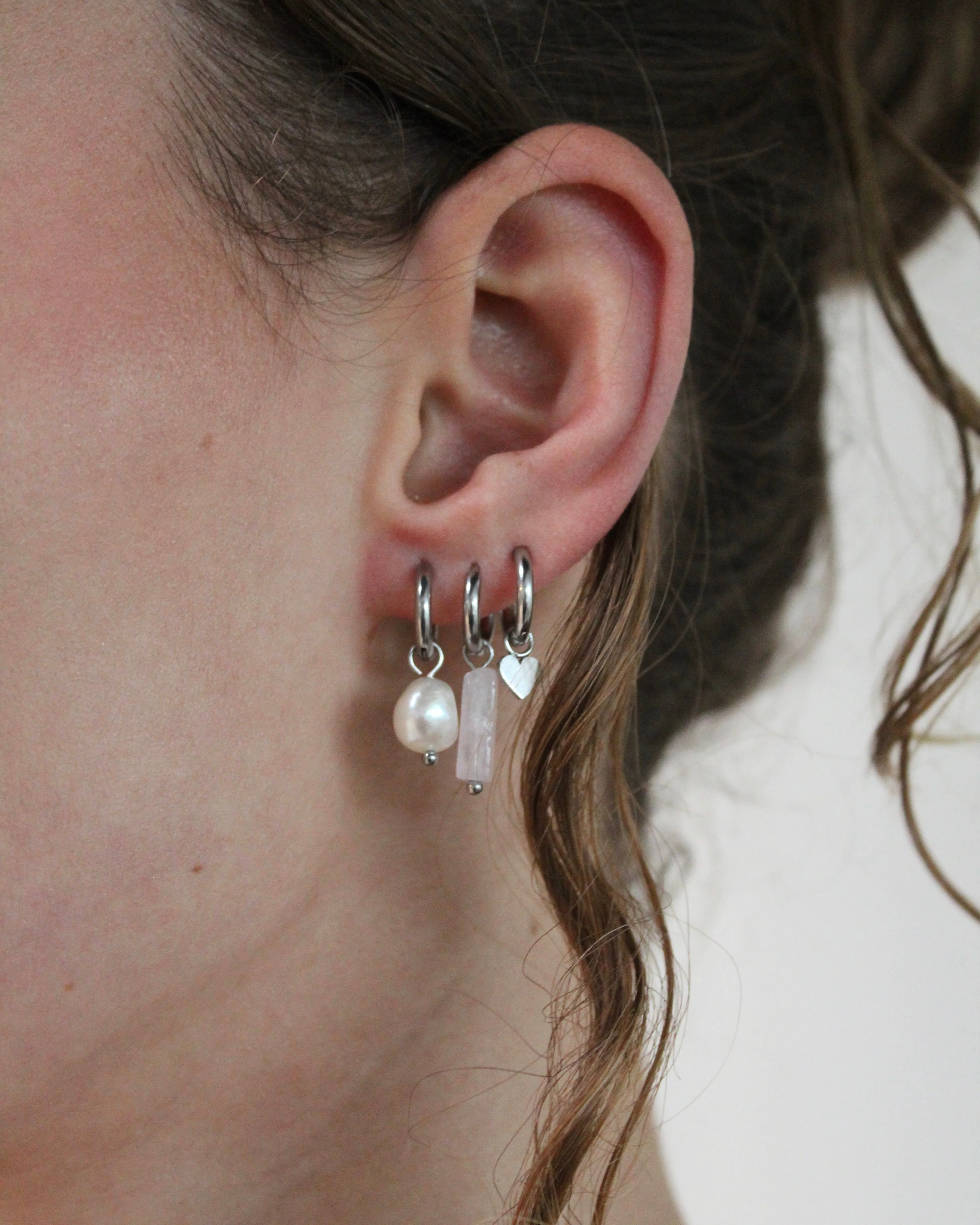 Classic Freshwater Pearl - Oorbellen - Stainless Steel - Image 5