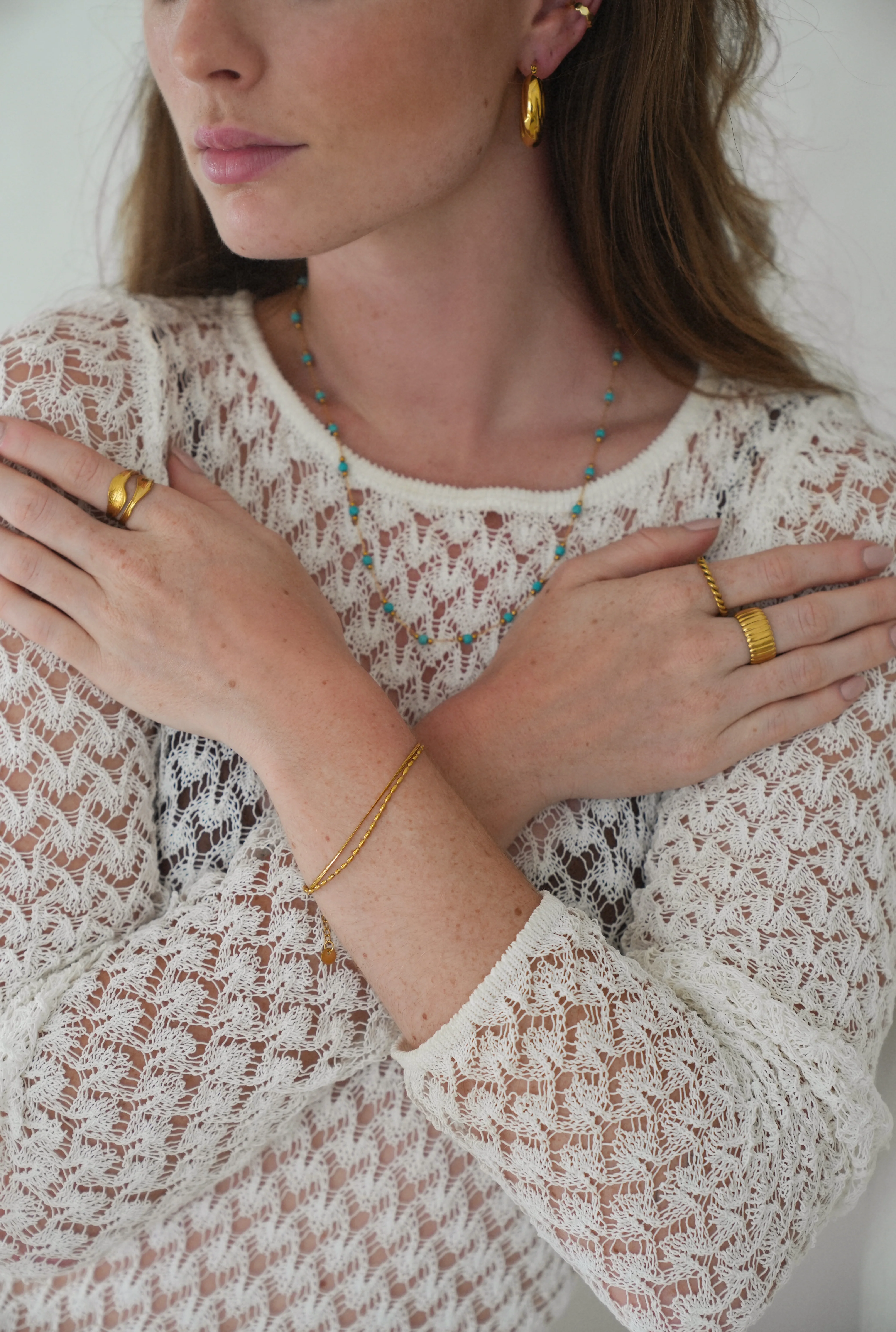 Sophia - Ketting - Natuursteen - Stainless Steel - Image 35