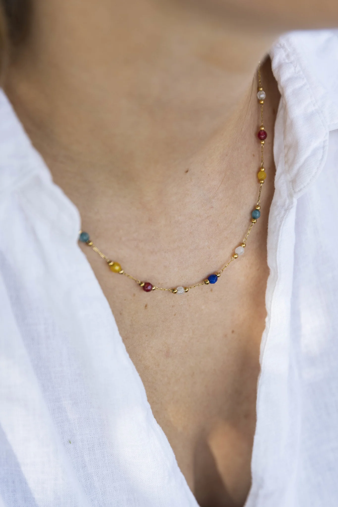 Sophia - Ketting - Natuursteen - Stainless Steel - Image 4