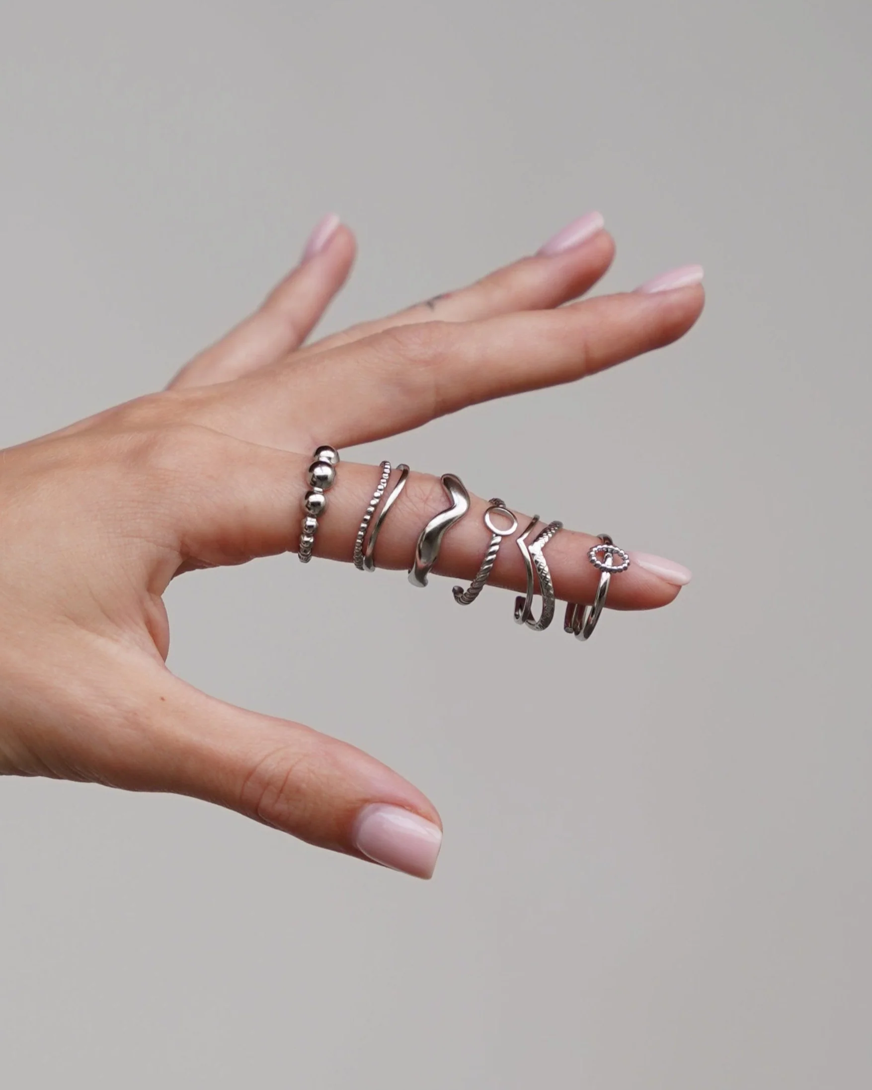 Alita - Ring - Stainless Steel - Verstelbaar - Image 5